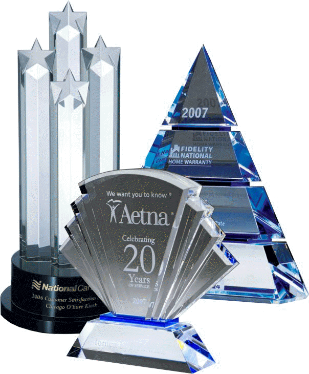 Crystal awards and glass awards